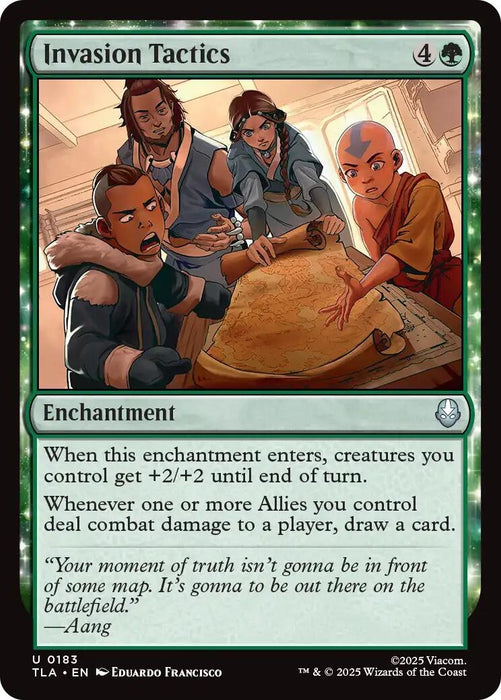 Image for Invasion Tactics (183) (Foil) [Avatar: The Last Airbender] - Magic: The Gathering