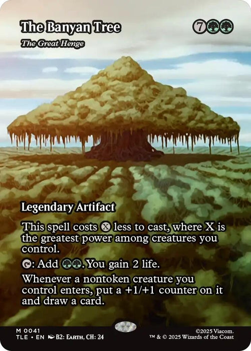 Image for The Banyan Tree - The Great Henge (Borderless) (41) (Foil) [Avatar: The Last Airbender: Eternal-Legal] - Magic: The Gathering
