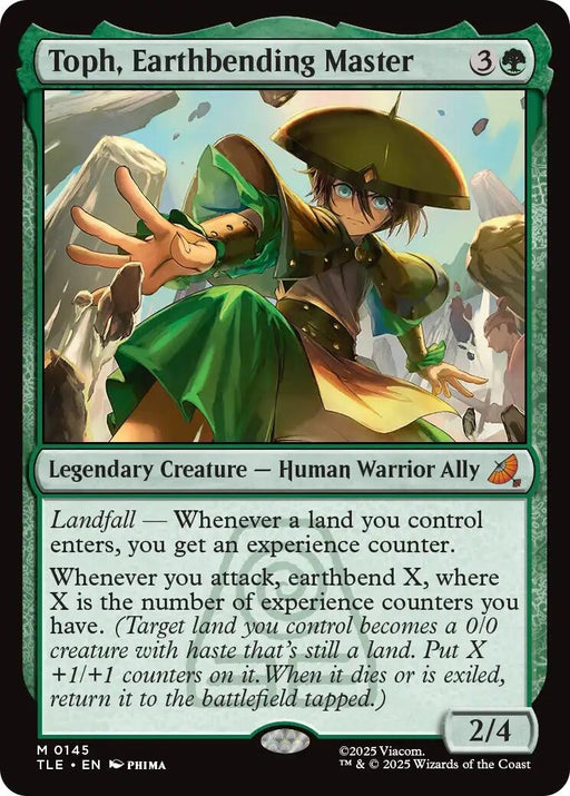 Image for Toph, Earthbending Master (145) (Foil) [Avatar: The Last Airbender: Eternal-Legal] - Magic: The Gathering