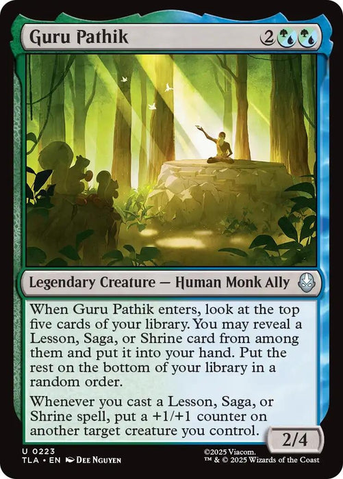 Image for Guru Pathik (223) (Foil) [Avatar: The Last Airbender] - Magic: The Gathering