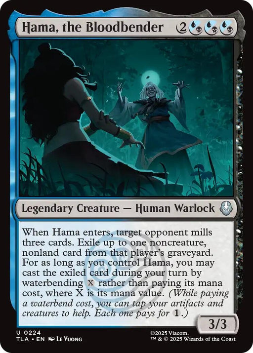 Image for Hama, the Bloodbender (224) (Foil) [Avatar: The Last Airbender] - Magic: The Gathering