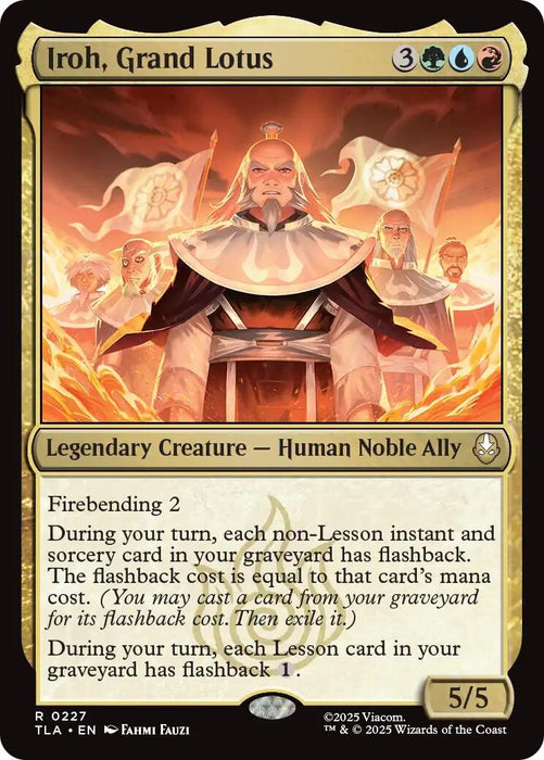 Image for Iroh, Grand Lotus (227) (Foil) [Avatar: The Last Airbender] - Magic: The Gathering