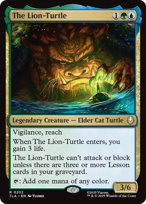 Image for The Lion-Turtle (232) (Foil) [Avatar: The Last Airbender] - Magic: The Gathering
