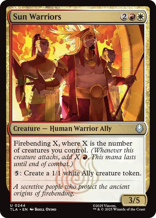 Image for Sun warriors (244) [Avatar: The Last Airbender] - Magic: The Gathering