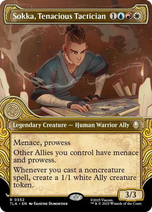 Image for Sokka, Tenacious Tactician (Showcase) (352) (Foil) [Avatar: The Last Airbender] - Magic: The Gathering