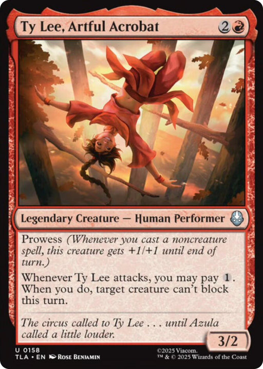 Image for Ty Lee, Artful Acrobat (158) (Foil) [Avatar: The Last Airbender] - Magic: The Gathering