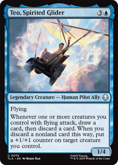 Image for Teo, Spirited Glider (74) [Avatar: The Last Airbender] - Magic: The Gathering