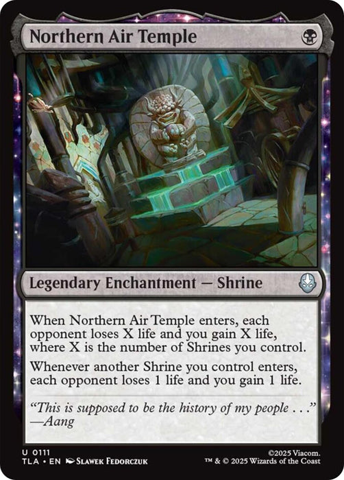 Image for Northern Air Temple (111) (Foil) [Avatar: The Last Airbender] - Magic: The Gathering