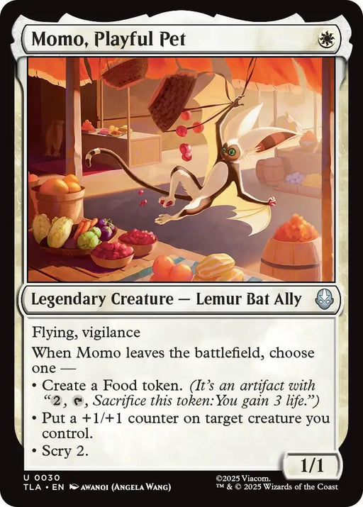 Image for Momo, Playful Pet (30) [Avatar: The Last Airbender] - Magic: The Gathering
