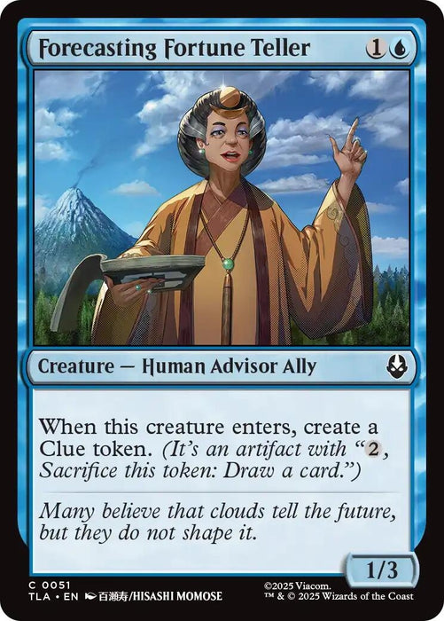 Image for Forecasting Fortune Teller (51) (Foil) [Avatar: The Last Airbender] - Magic: The Gathering