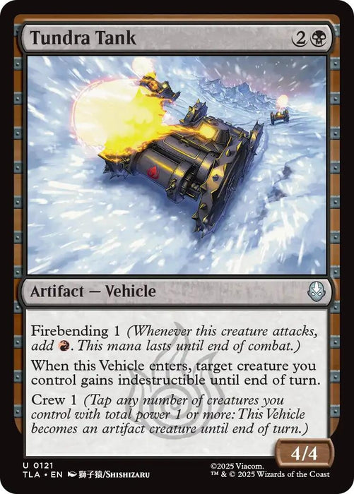 Image for Tundra Tank (121) (Foil) [Avatar: The Last Airbender] - Magic: The Gathering