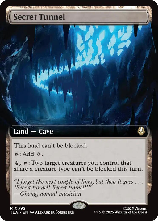 Image for Secret Tunnel (Extended Art) (392) (Foil) [Avatar: The Last Airbender] - Magic: The Gathering