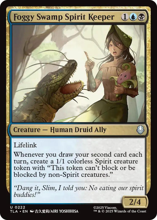 Image for Foggy Swamp Spirit Keeper (222) [Avatar: The Last Airbender] - Magic: The Gathering
