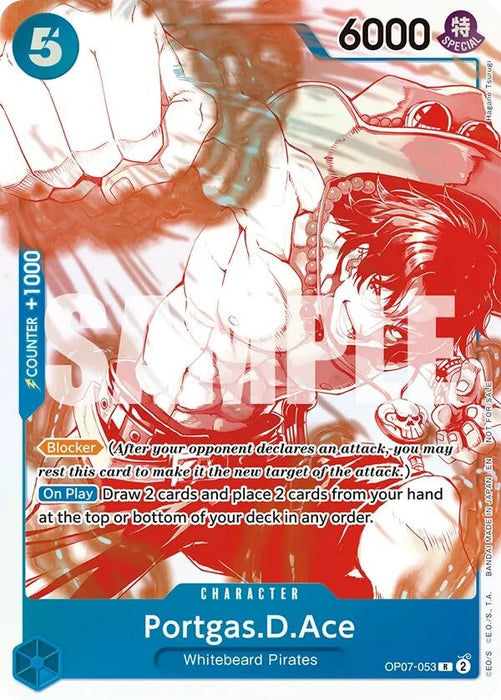 Portgas.D.Ace - OP07-053 (3rd Anniversary Treasure Campaign Pack) (OP07-053) (Foil) [One Piece Promotion Cards]