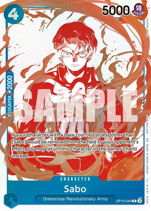 Image for Sabo - OP10-049 (3rd Anniversary Treasure Campaign Pack) (OP10-049) (Foil) [One Piece Promotion Cards] - One Piece Card Game
