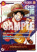 Image for Monkey.D.Luffy - ST21-014 (3rd Anniversary Treasure Campaign Pack) (ST21-014) (Foil) [One Piece Promotion Cards] - One Piece Card Game