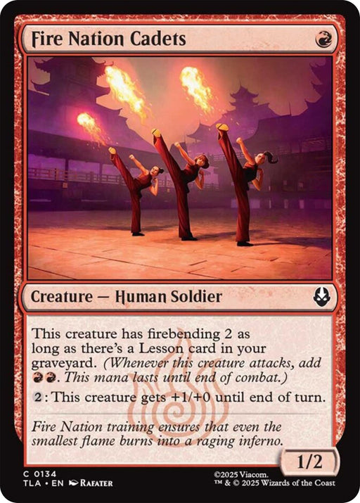 Image for Fire Nation Cadets (134) [Avatar: The Last Airbender] - Magic: The Gathering