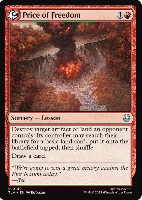 Image for Price of Freedom (149) (Foil) [Avatar: The Last Airbender] - Magic: The Gathering