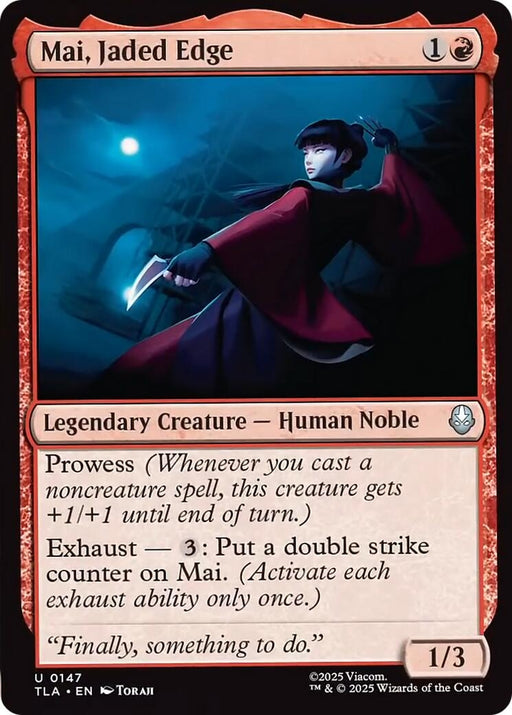 Image for Mai, Jaded Edge (147) (Foil) [Avatar: The Last Airbender] - Magic: The Gathering
