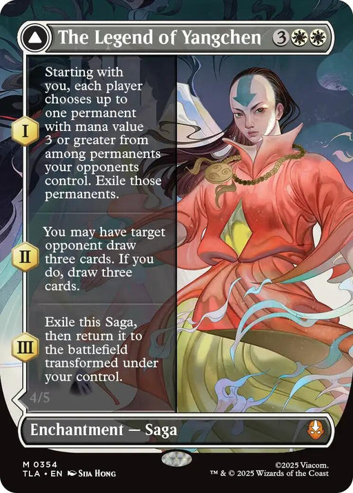 Image for The Legend of Yangchen (Borderless) (354) [Avatar: The Last Airbender] - Magic: The Gathering