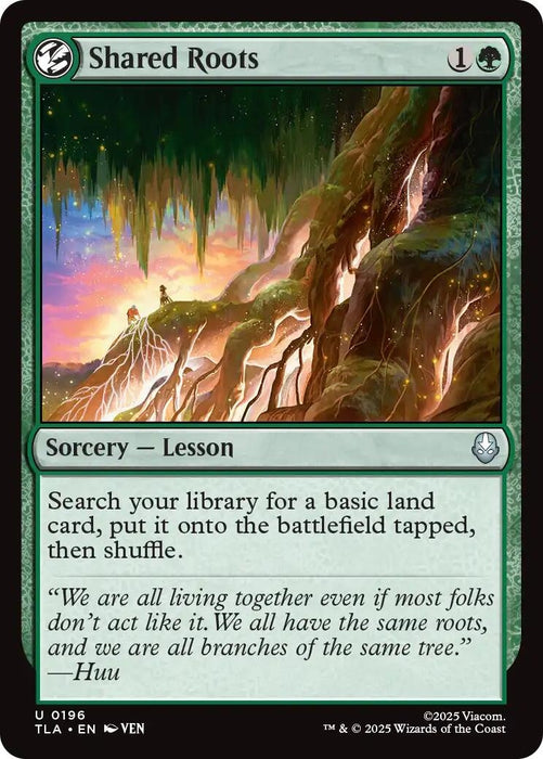 Image for Shared Roots (196) (Foil) [Avatar: The Last Airbender] - Magic: The Gathering
