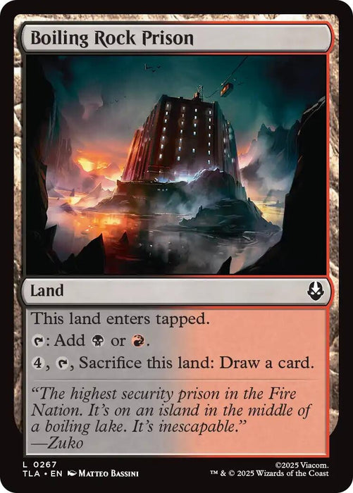 Image for Boiling Rock Prison (267) [Avatar: The Last Airbender] - Magic: The Gathering