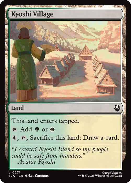 Image for Kyoshi Village (271) (Foil) [Avatar: The Last Airbender] - Magic: The Gathering