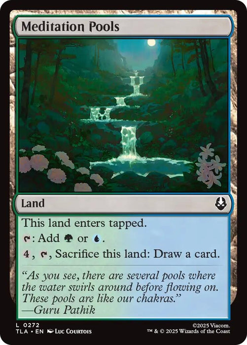 Image for Meditation Pools (272) (Foil) [Avatar: The Last Airbender] - Magic: The Gathering