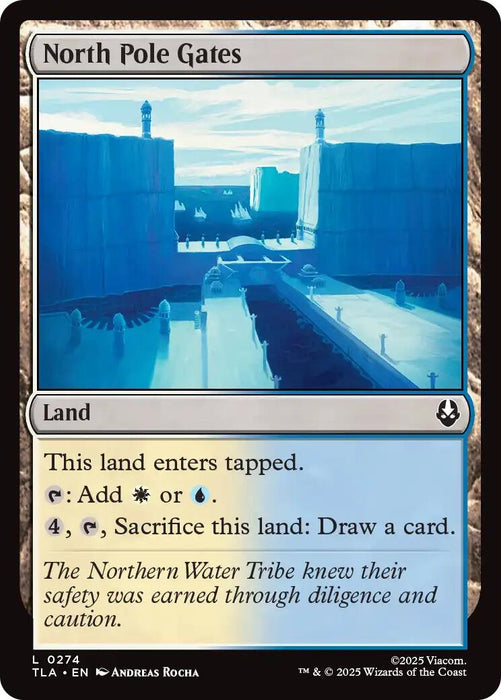 Image for North Pole Gates (274) (Foil) [Avatar: The Last Airbender] - Magic: The Gathering
