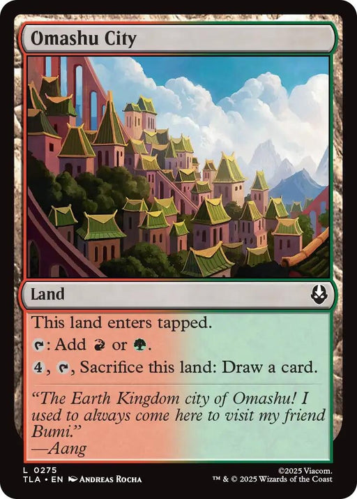 Image for Omashu City (275) [Avatar: The Last Airbender] - Magic: The Gathering