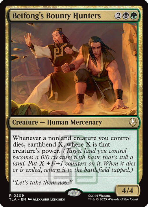 Image for Beifong's Bounty Hunters (209) (Foil) [Avatar: The Last Airbender] - Magic: The Gathering