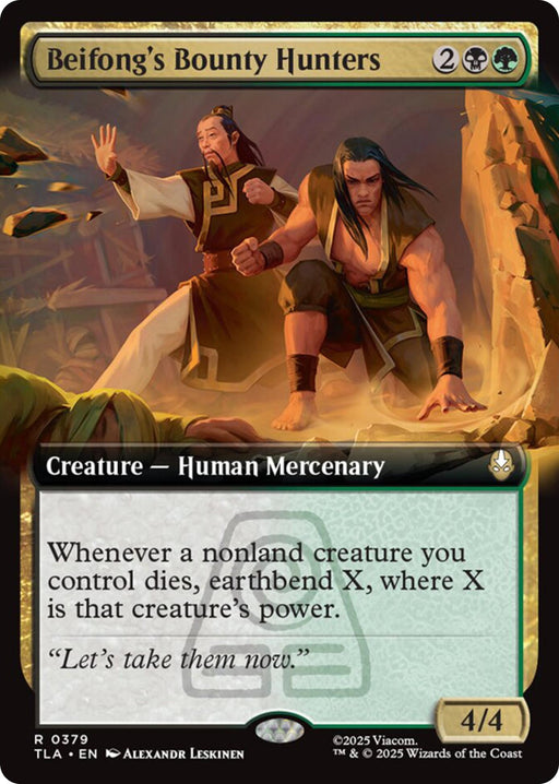 Image for Beifong's Bounty Hunters (Extended Art) (379) (Foil) [Avatar: The Last Airbender] - Magic: The Gathering