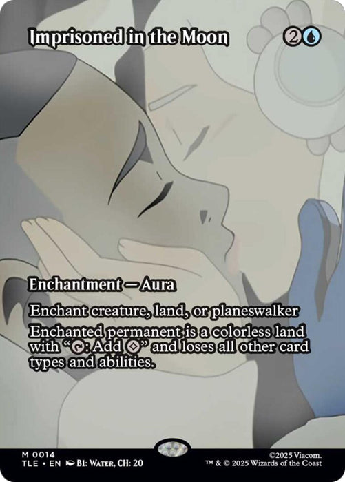 Imprisoned in the Moon (Borderless) (14) (Foil) [Avatar: The Last Airbender: Eternal-Legal]