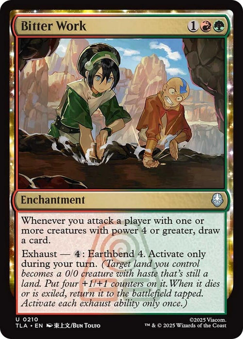 Image for Bitter Work (210) [Avatar: The Last Airbender] - Magic: The Gathering