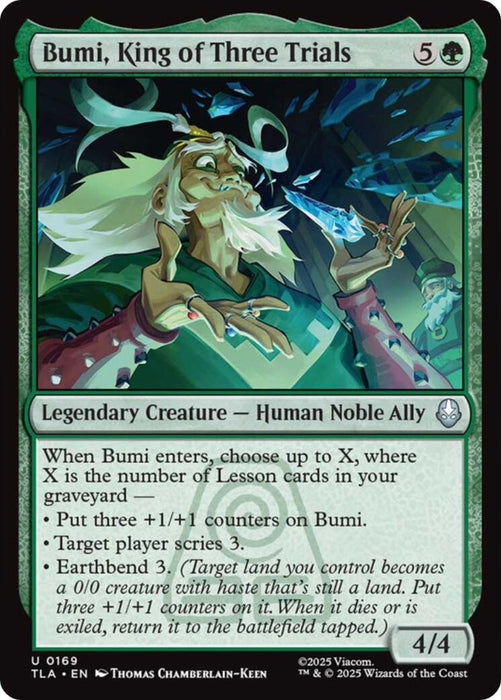 Image for Bumi, King of Three Trials (169) (Foil) [Avatar: The Last Airbender] - Magic: The Gathering