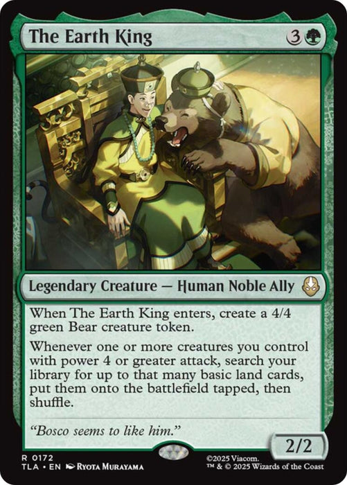 Image for The Earth King (172) (Foil) [Avatar: The Last Airbender] - Magic: The Gathering