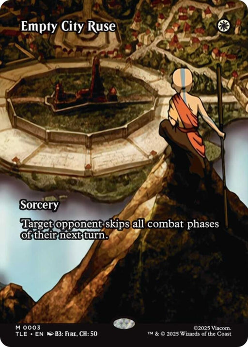 Image for Empty City Ruse (Borderless) (3) [Avatar: The Last Airbender: Eternal-Legal] - Magic: The Gathering