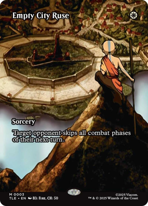 Image for Empty City Ruse (Borderless) (3) (Foil) [Avatar: The Last Airbender: Eternal-Legal] - Magic: The Gathering