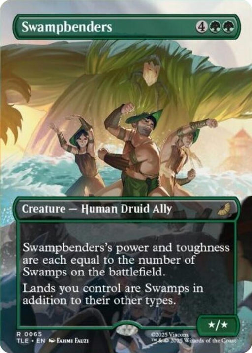 Image for Swampbenders (Borderless) (65) (Foil) [Avatar: The Last Airbender: Eternal-Legal] - Magic: The Gathering