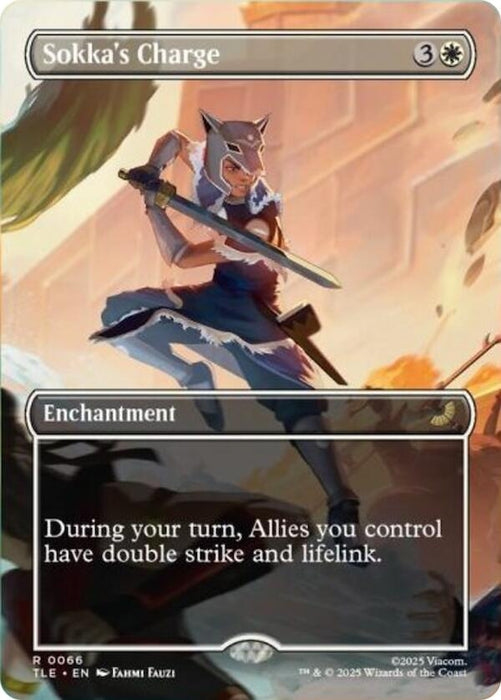 Sokka's Charge (Borderless) (66) [Avatar: The Last Airbender: Eternal-Legal]