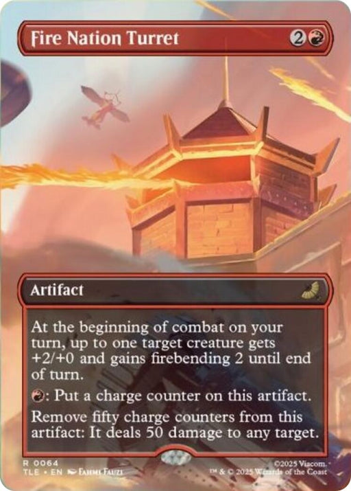 Image for Fire Nation Turret (Borderless) (64) [Avatar: The Last Airbender: Eternal-Legal] - Magic: The Gathering