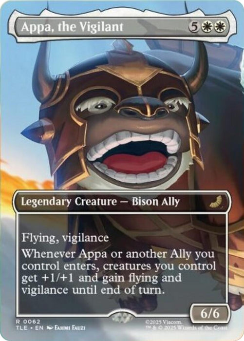 Image for Appa, the Vigilant (Borderless) (62) [Avatar: The Last Airbender: Eternal-Legal] - Magic: The Gathering