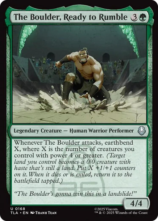 Image for The Boulder, Ready to Rumble (168) [Avatar: The Last Airbender] - Magic: The Gathering