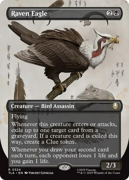 Image for Raven Eagle (Borderless) (324) (Foil) [Avatar: The Last Airbender] - Magic: The Gathering