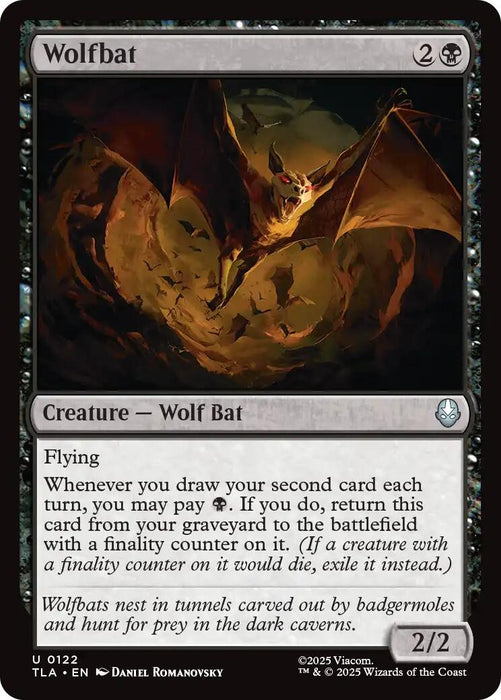 Image for Wolfbat (122) (Foil) [Avatar: The Last Airbender] - Magic: The Gathering
