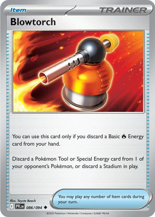 Image for Blowtorch (086/094) (Reverse Holofoil) [ME02: Phantasmal Flames] - Pokemon