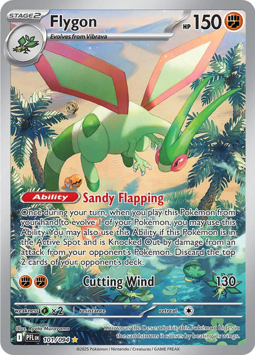 Image for Flygon (101/094) (Holofoil) [ME02: Phantasmal Flames] - Pokemon