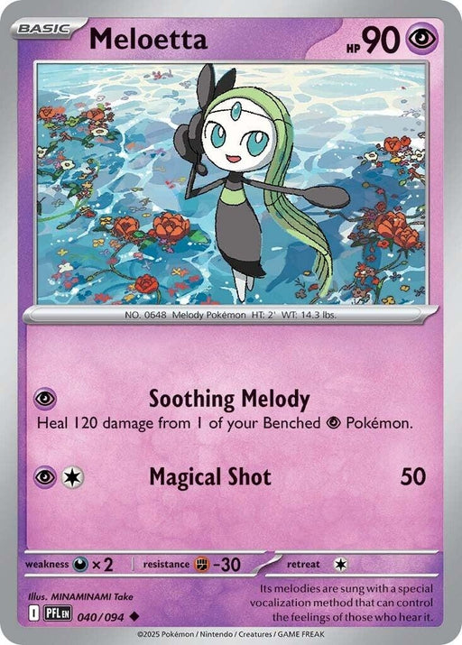 Image for Meloetta (040/094) [ME02: Phantasmal Flames] - Pokemon