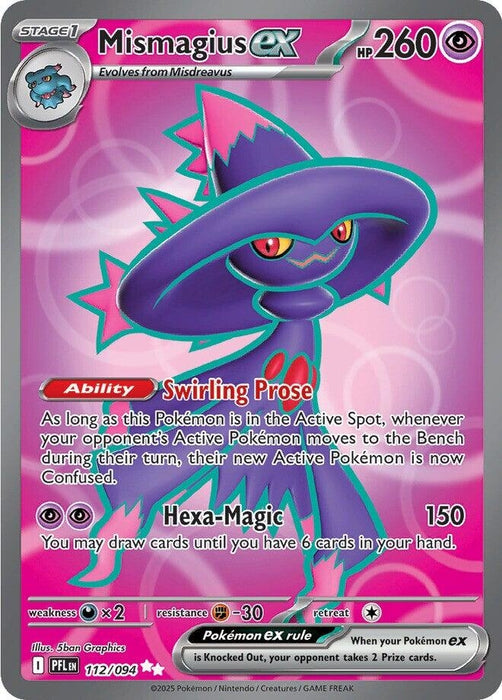 Image for Mismagius ex (112/094) (Holofoil) [ME02: Phantasmal Flames] - Pokemon