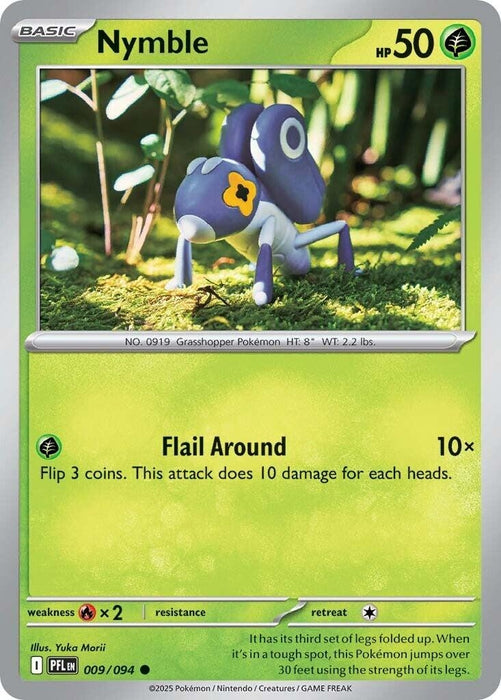 Image for Nymble (009/094) [ME02: Phantasmal Flames] - Pokemon